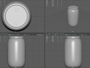 water barrel 3D 모델