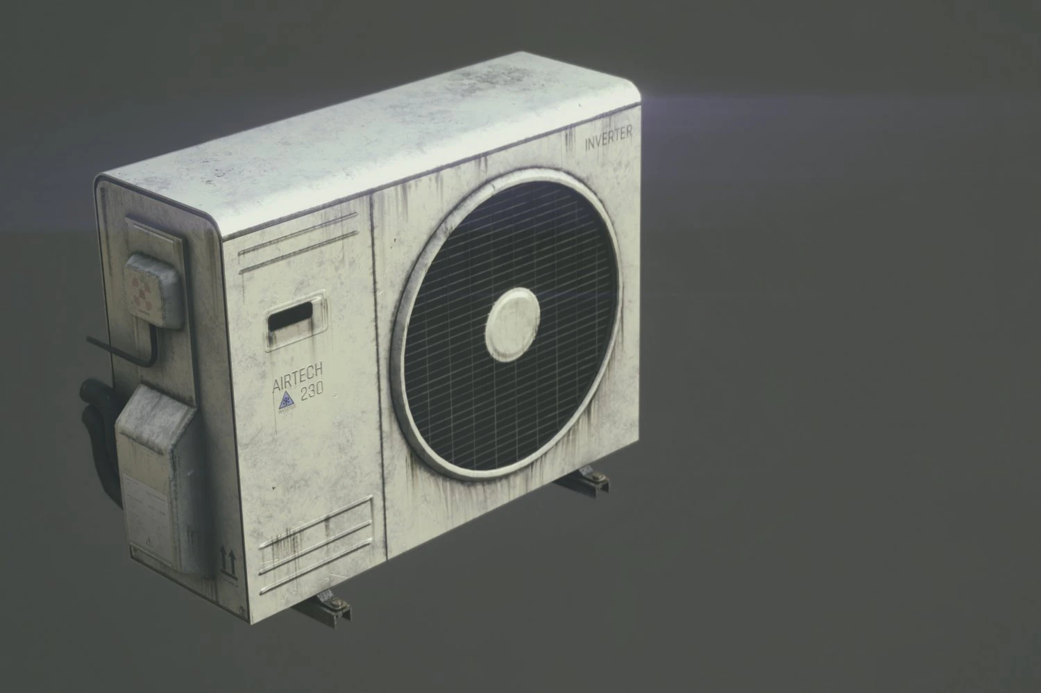 air conditioner 3D Model .c4d .max .obj .3ds .fbx .stl .blend 