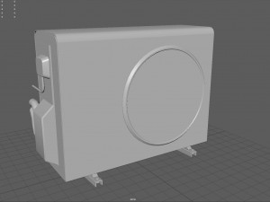 air conditioner Model 3D