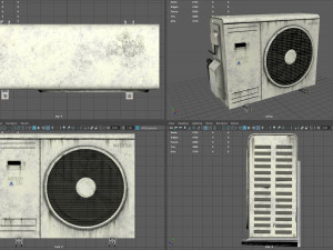 air conditioner Model 3D