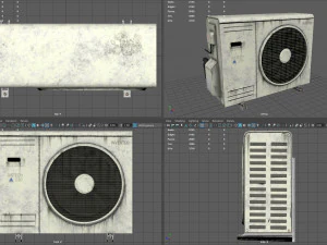 air conditioner 3D Model