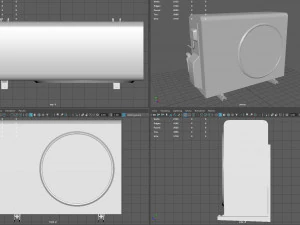 air conditioner 3D Model