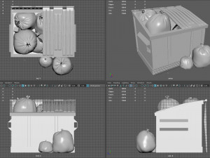 garbage dumpster 3Dモデル
