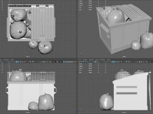 garbage dumpster 3D Model
