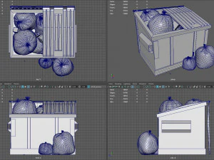garbage dumpster 3D Model