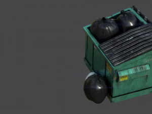garbage dumpster 3D Model