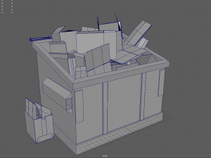 recycling dumpster 3D Model