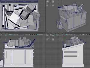 recycling dumpster 3D Model