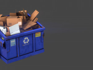 recycling dumpster 3D Model