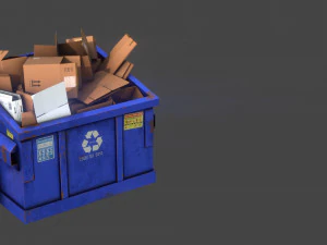 recycling dumpster 3D Model