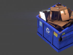 recycling dumpster 3D Model