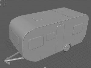 caravan 3D मॉडल