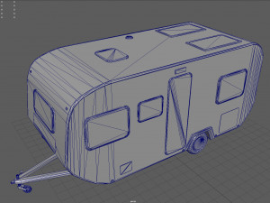 caravan 3D मॉडल