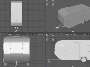 caravan 3D मॉडल