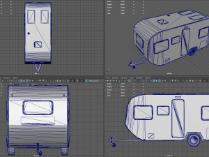 caravan 3D मॉडल
