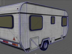 caravan 3D मॉडल