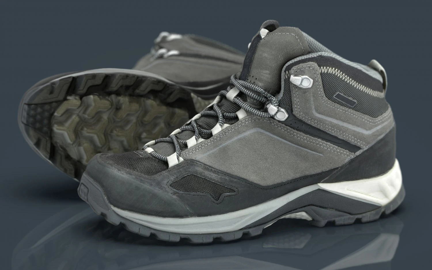 hiking boots 3 3D Model .c4d .max .obj .3ds .fbx .stl .blend