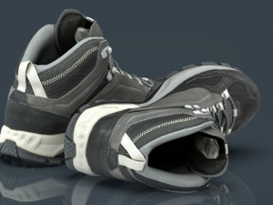 hiking boots 3 3D मॉडल