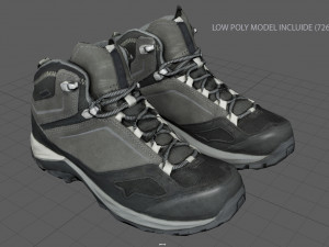 hiking boots 3 3D मॉडल