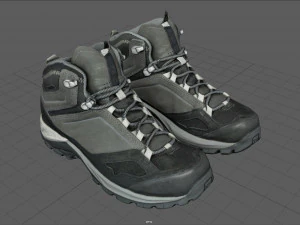 hiking boots 3 3D Model