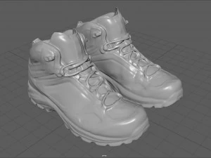 hiking boots 3 3D Model