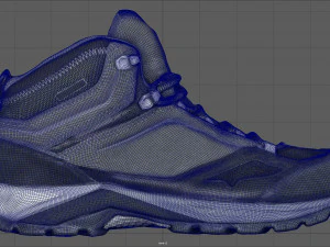 hiking boots 3 3D Model