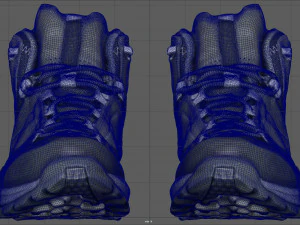 hiking boots 3 3D Model