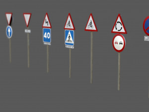 traffic signals Model 3D
