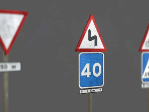 traffic signals 3D Model