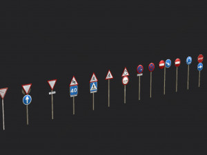 traffic signals Model 3D