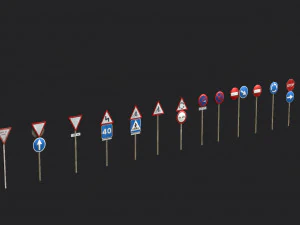 traffic signals 3D Model