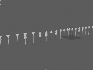 traffic signals Model 3D