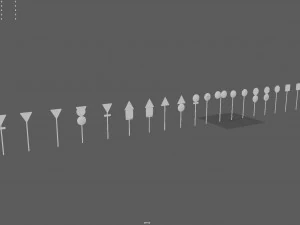 traffic signals 3D Model