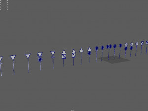 traffic signals Model 3D