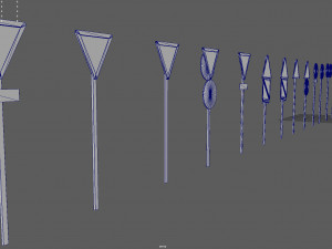 traffic signals Model 3D