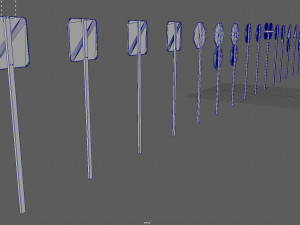 traffic signals Model 3D