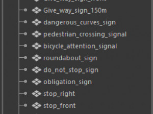 traffic signals Model 3D