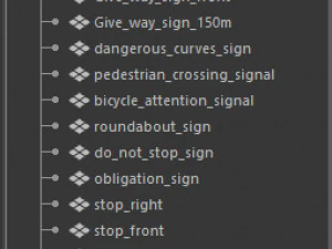traffic signals 3D Model