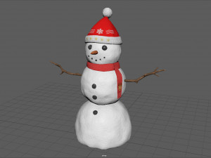 snowman 3D Model