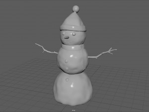 snowman 3D Model