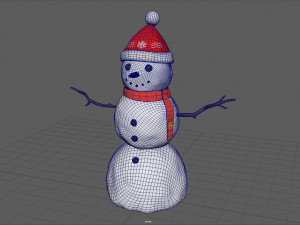 snowman 3D Model