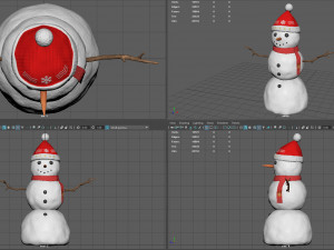 snowman 3D Model