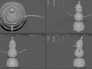 snowman 3D Model