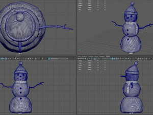 snowman 3D Model
