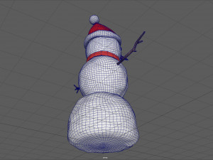 snowman 3D Model
