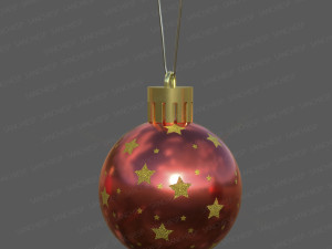 christmas balls Modello 3D