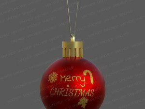 christmas balls Modello 3D