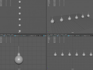 christmas balls Modello 3D
