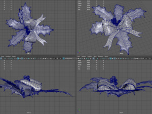 christmas holly 3D Model