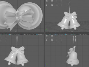 christmas bells 3D 模型
